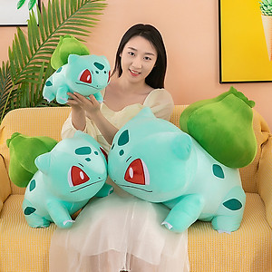 Gấu Bông Pokemon Ếch Kỳ Diệu Bulbasaur Siêu Hot (20cm--->60cm) Hàng Xịn Cao Cấp Mịn Đẹp, An Toàn Cho Người Sử Dụng