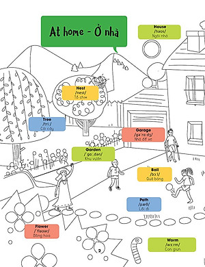 Sách Hello English! - Xin Chào Tiếng Anh! - Tô Màu Cùng Tiếng Anh