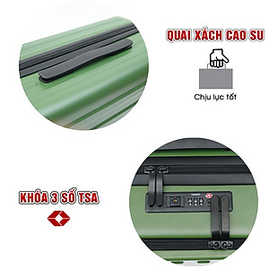 TẶNG TÚI ĐỰNG GIÀY + THẺ TAG - Vali cao cấp TRIP LUX89 size 20inch có ngăn đựng Laptop - Hàng chính hãng