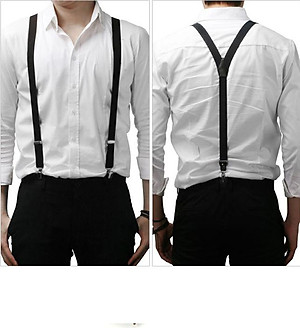 Đai Đeo Quần Chữ Y Áo Sơ Mi Cố Định 2 Dây Chống Trượt Co Giãn Điều Chỉnh Được