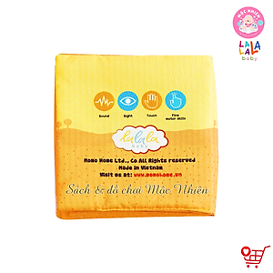 Sách Vải Đa Tương Tác Kích Thích Thị Giác Cho Bé Sơ Sinh My Very First Book - Lalala Baby (Nhiều chủ đề)