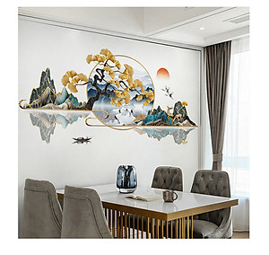 Sticker Giấy Dán Tường Decal Dán tường Tranh Dán Tường Trang Trí Tường Mẫu ZH-1019