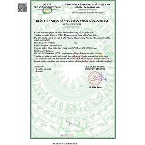 TPBVSK Special Kid Vision - Siro tăng cường thị lực, cơ chế bảo vệ mắt 3 lớp, hỗ trợ ngăn ngừa ánh sáng xanh (125ml) [Nhập khẩu Pháp]