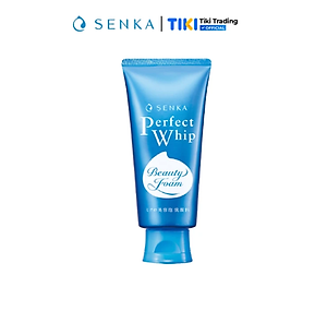 Sữa Rửa Mặt Tạo Bọt Chiết Xuất Tơ Tằm Trắng Senka Perfect Whip 120g - 14839