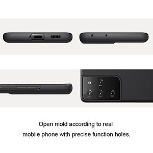 Ốp lưng dành cho Samsung Galaxy S21 Ultra chính hãng Nillkin Frosted Shield dạng sần - Hàng nhập khẩu