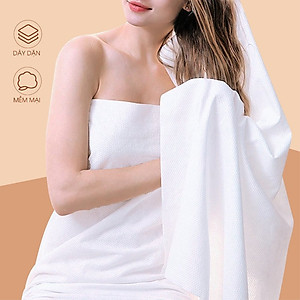 Khăn tắm du lịch đa năng Mylan chất liệu 100% Cotton, siêu thấm hút, nhỏ gọn đa năng tiện dụng, kích thước 70x140cm