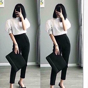  Quần Baggy Chun Lưng khóa sườn