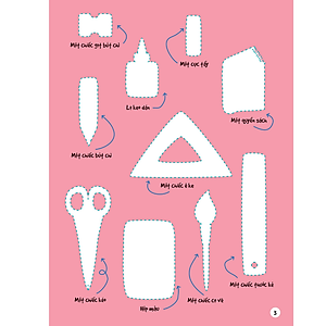 Sách Dán Hình Siêu Đáng Yêu - Trường Học
