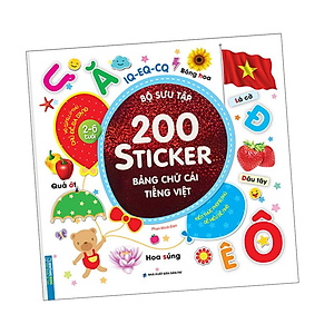 Sách Bộ Sưu Tập 200 Sticker - Bảng Chữ Cái Tiếng Việt
