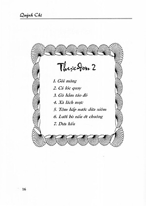 Sách Thực Đơn Đãi Tiệc