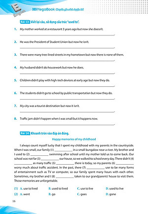 Sách Luyện Chuyên Sâu Ngữ Pháp Và Bài Tập Tiếng Anh 7 Tập 2 (Chương Trình Mới)