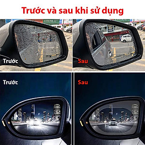 Miếng dán chống nước gương chiếu hậu xe hơi