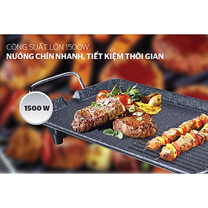 Bếp nướng điện SUNHOUSE SHD4607- 1500W (Hàng Loại A) - Chính Hãng