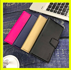 Bao da dạng ví Dành cho SamSung Galaxy A04, A04s, A14 5G hiệu Han man có quai cài, ngăn chứa thẻ - Hàng Chính hãng