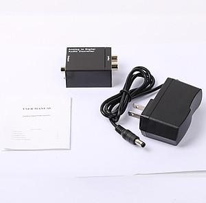 Bộ chuyển đổi Optical Audio to RCA Audio - Digital to Analog Audio R/L - Hàng Nhập Khẩu