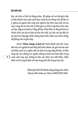 NHÂN CHỨNG VÀ LỊCH SỬ - Cuốn Sách Này Là Một Hành Trình Khám Phá Lịch Sử Qua Lời Kể Của Những Nhân Chứng - Hồ Sơn Đài - Vietnambook