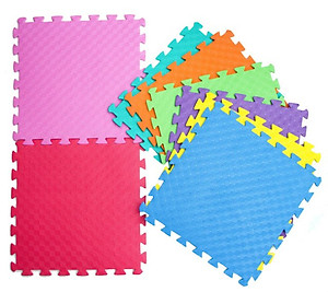 Bộ 6 Tấm Ghép Lót Sàn Kích Thước 60x60 cm- Trang  Phòng Ngủ, Phòng Khách, Nhà Bếp - Hoa Văn Tinh Tế - Nhiều Màu Sắc - Hàng Chính Hãng MINIIN