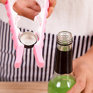 Dụng Cụ Mở Nắp Chai Lọ, Đồ Hộp Siêu Nhanh Đa Năng 4 Trong 1 Chống Trơn Trượt Không Tốn Sức