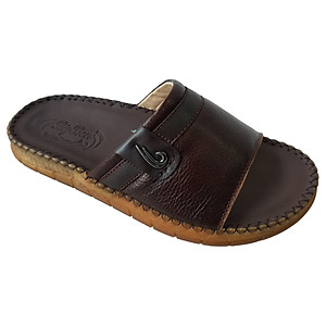 Dép Nam Quai Ngang Đế Doctor BIGGBEN Da Bò Thật DN338