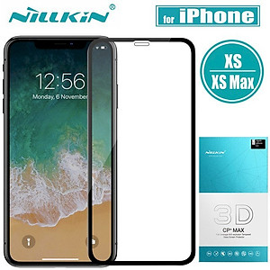 Miếng dán kính cường lực iPhone XS Max Nillkin CP Max full màn hình vô cực - Hàng chính hãng
