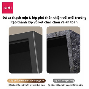 Két Sắt Mini Chính Hãng Deli, Két Sắt Gia Đình 3 Kích Thước Khóa Chống Trộm An Toàn Bảo Mật Cao