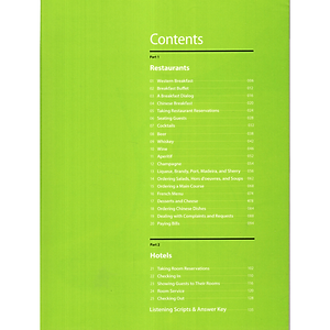 Sách English For Hotels And Restaurants (Kèm CD)