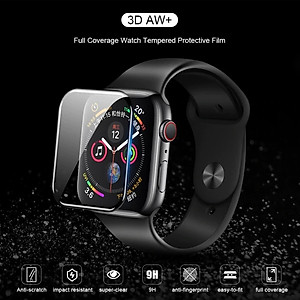 Miếng dán cường lực 3D Nillin AW+ Cho Apple Watch 44mm (Chống va đập, Độ nét Full HD, chống vân tay) - Hàng chính hãng