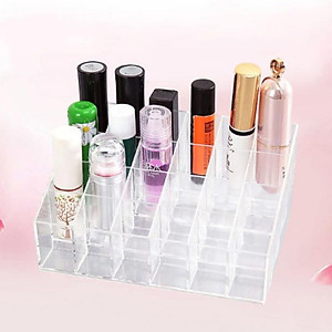 Khay Đựng Son , Đồ Trang Điểm 24 Ô Bằng Mica Chắc Chắn - PaKaSa