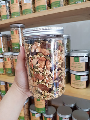 Ngũ Cốc Granola Nướng Vị Mật Ong Hạt Nhập Khẩu - thương Hiệu Holinut/500gram