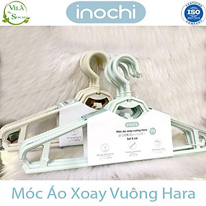 Móc Treo Quần Áo, Móc Treo Đa Năng Hara, Bộ Sưu Tập Móc Quần Áo Người Lớn Nhựa Cao Cấp Inochi