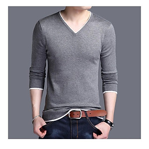 Áo Len Nam Quảng Châu Cổ Tim - Có Big size