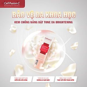 Kem Chống Nắng Dưỡng Trắng Nâng Tone Da Cell Fusion C Brightening Tone Up Sunscreen 100 SPF50+/ PA ++++ (50ml)