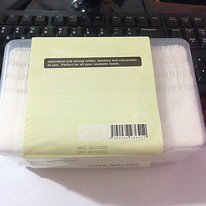 Hộp bông tẩy trang Miniso 2in1 475 miếng (400 miếng 1 lớp, 75 miếng 3 lớp)