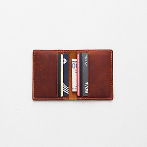 Ví card da bò Handmade AT Leather - MSC-01