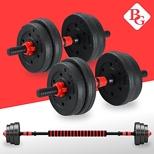 Tạ đôi, Tạ tay + Tạ Đẩy kết hợp (2 in 1) 40kg tập tay đẩy kết hợp, tạ nam nữ tập gym ( hàng nhập khẩu)