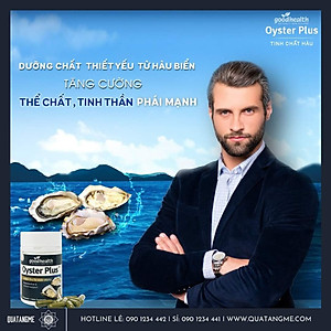 Tinh chất hàu biển NewZeland GoodHealth Oyster Plus giúp bổ thận tráng dương - QuaTangMe Extaste