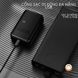 Máy Bơm Lốp Xe Điện 130PSI MH LED Thông Minh Pin Sạc Nhỏ Gọn Mạnh Mẽ Tự Động Ngắt Khi Đủ Hơi