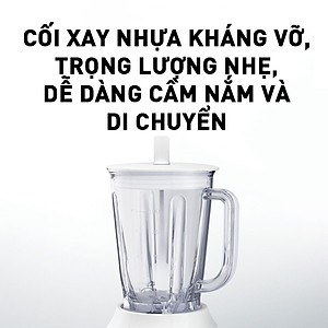 Máy xay sinh tố Panasonic MX-EX1001WRA - Công suất 450W - 1L - Lưỡi dao thép không gỉ - Cối nhựa kháng vỡ - Hàng chính hãng