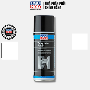 Chai xịt mỡ bò nước cho chốt cửa , bản lề Liqui Moly Tacky Lube Spray 2518- 400ml