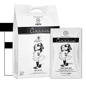 Combo 2 Cà Phê Sữa Hòa Tan Trung Nguyên Legend Classic – Bịch 50 Gói 17gr – Cà Phê Sữa Đậm Đà, Chuẩn Gu Việt