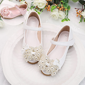 Giày búp bê cho bé gái 3 - 12 tuổi gắn nơ công chúa sang chảnh GE22