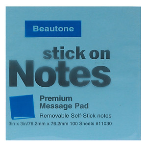 Lốc 6 Xấp Giấy Note Beautone (76.2 x 76.2 mm) - Màu Ngẫu Nhiên