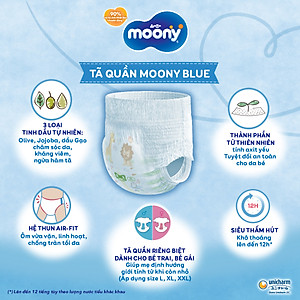 Tã Quần Cao Cấp Moony Nhật Bản Bé Gái XXL26 (26 Miếng)