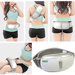 Đai (Máy) Massage Bụng Nikio NK-169AC - Công Nghệ Rung Lắc Kết Hợp Bi Độ Xoay 360 Dây Ấn Thế Hệ Mới, Mát Xa Thư Giãn, Làm Săn Chắc Cơ Bụng Nhanh - Vỏ Nhựa Bền Bĩ