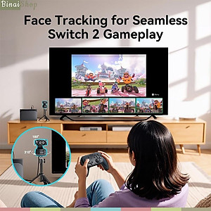 EMEET PIXY - Webcam Kép Theo Dõi AI 4K, Sử Dụng Cảm Biến Sony, 3 Micro Lọc Ồn Dành Cho Dạy Học, Họp Online, Livestream, Tiktok - Hàng Chính Hãng