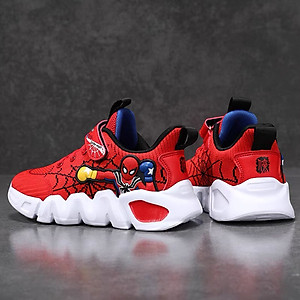 Giày siêu nhân cho bé trai 3 - 12 tuổi quai dán đế Eva siêu nhẹ kháng khuẩn cao cấp chống trơn trượt GH04