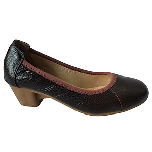 Giày Cao Gót Nữ Công Sở Da Bò Thật BIGGBEN Cao 5 Phân GCG14