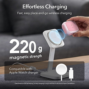 Bao Case ESR Orbit Hybrid Case with HaloLock cho AirPods 4 - Hàng Chính Hãng