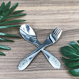 Bộ dao thìa nĩa tập ăn cho bé DandiHome inox 304 cao cấp - Có các lựa chọn