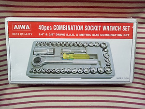 Bộ dụng cụ sửa chữa đa năng 40 món dùng để sửa xe máy, ô tô - Hàng chính hãng